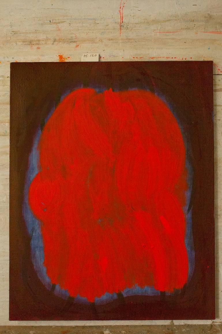 Original Abstract Expressionism Abstract Painting by Mykola Kryvenko