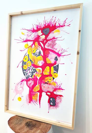 Original Abstract Painting by Cora Laura