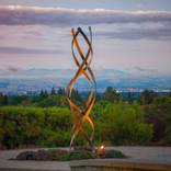 KISMET MAX, modern outdoor sculpture by Jennifer Asher
