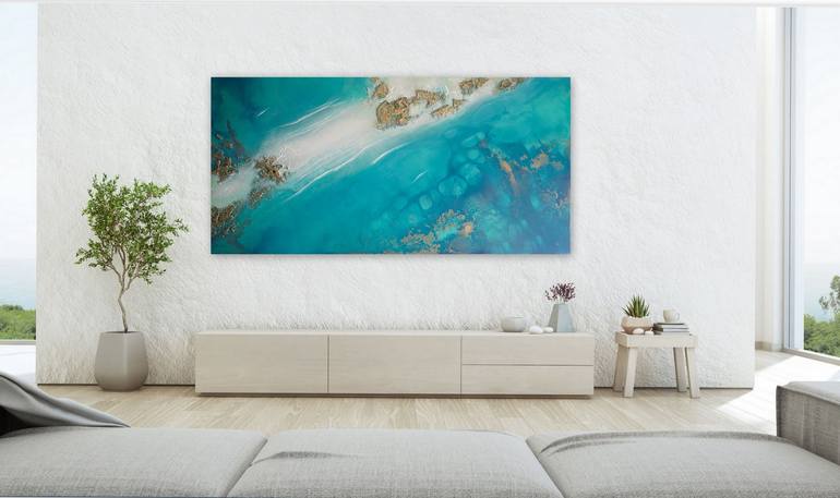 Original Impressionism Abstract Painting by Petra Meikle