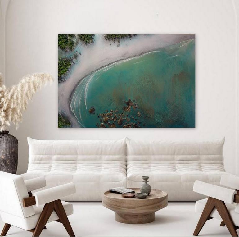 Original Fine Art Beach Painting by Petra Meikle