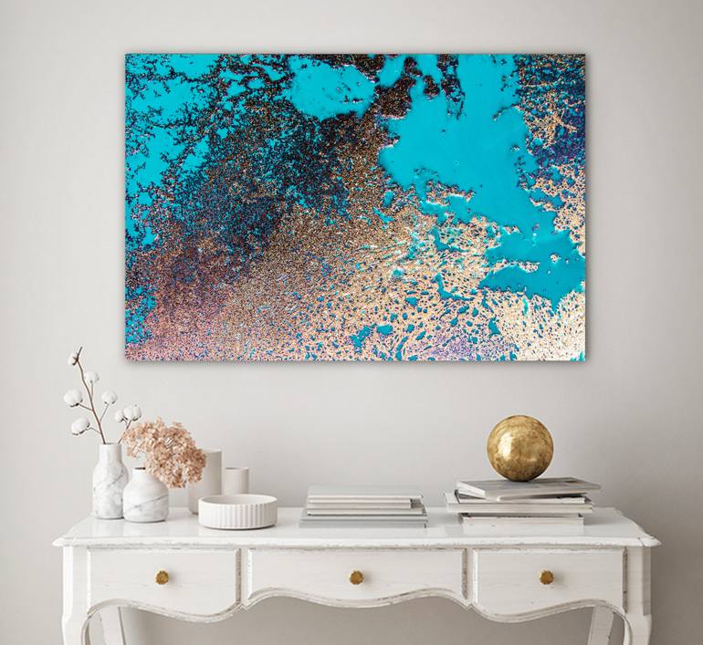 Original Abstract Expressionism Seascape Photography by Petra Meikle - Ocean Artist Coastal Wall Art