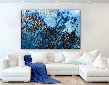 "Reflections" Large Abstract Art - Limited Edition of 20 thumb