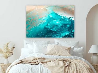 Aqua Oasis- Aqua Wall Art - Limited Edition of 20 thumb