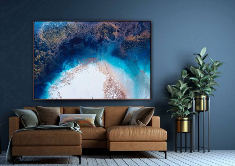 Original Abstract Expressionism Seascape Photography by Petra Meikle - Ocean Artist Coastal Wall Art