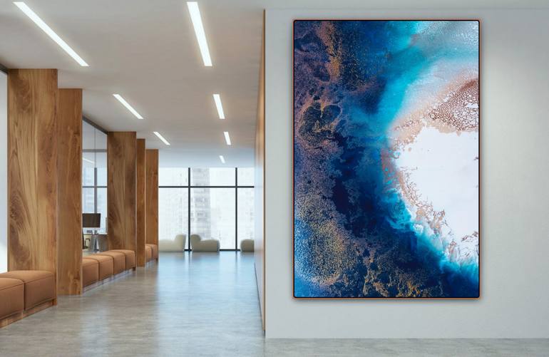 Original Abstract Expressionism Seascape Photography by Petra Meikle - Ocean Artist Coastal Wall Art