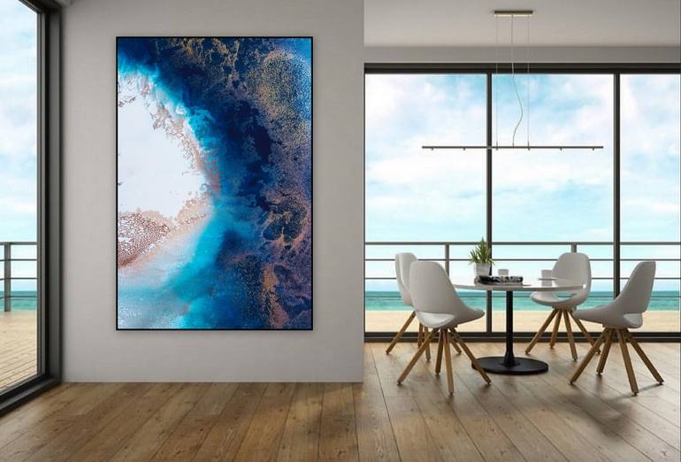 Original Abstract Expressionism Seascape Photography by Petra Meikle - Ocean Artist Coastal Wall Art
