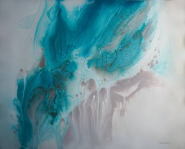Original Abstract Expressionism Aerial Paintings by Petra Meikle