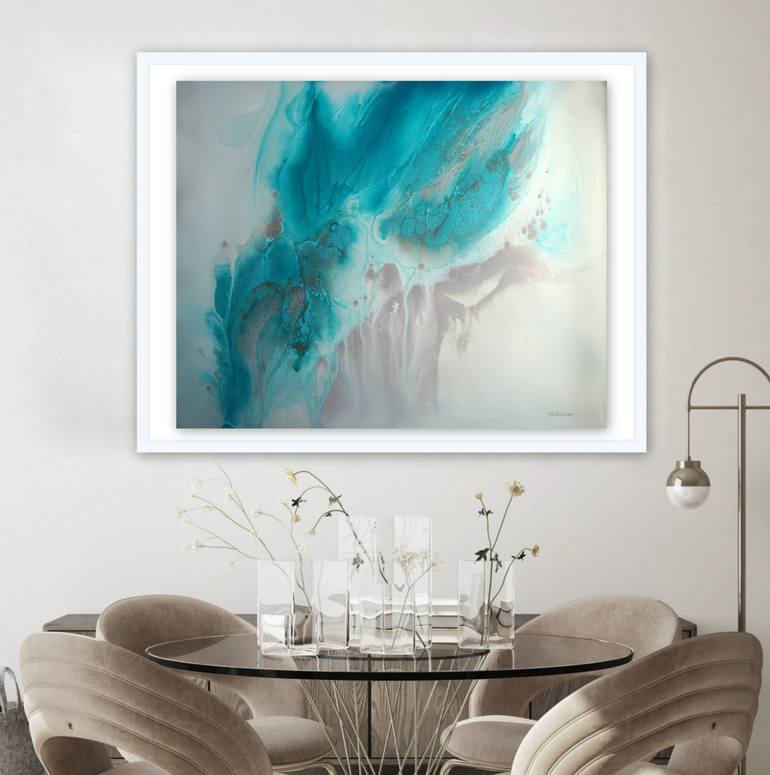 Original Abstract Other Painting by Petra Meikle - Ocean Artist Coastal Wall Art
