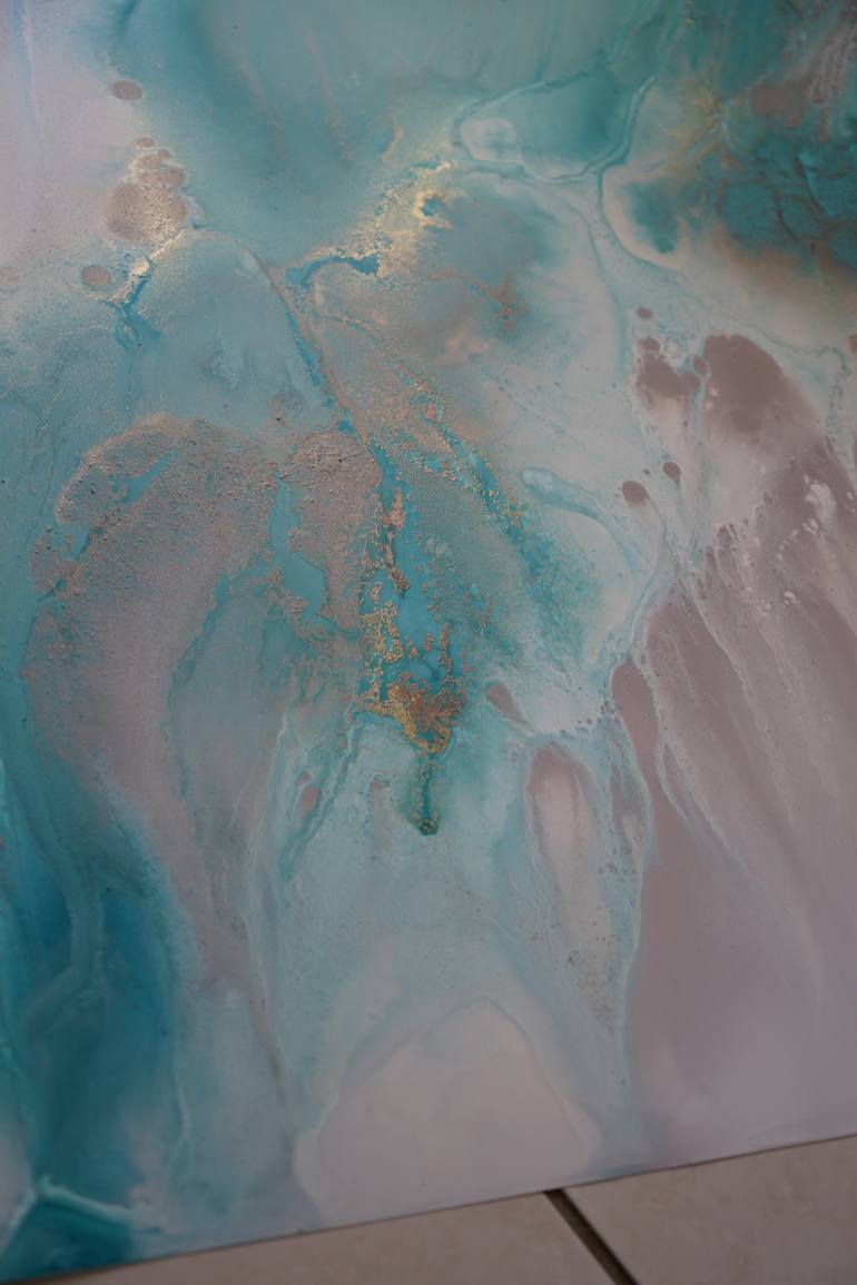 Original Abstract Other Painting by Petra Meikle - Ocean Artist Coastal Wall Art
