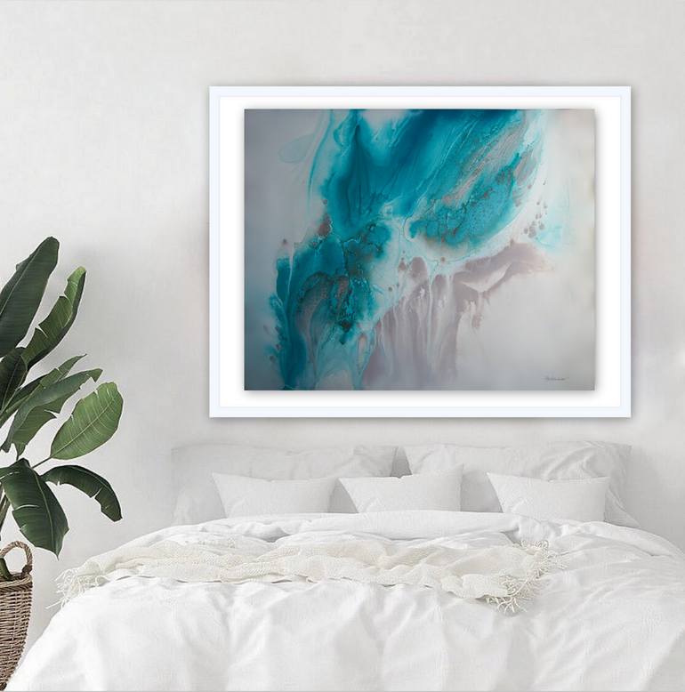 Original Abstract Other Painting by Petra Meikle - Ocean Artist Coastal Wall Art