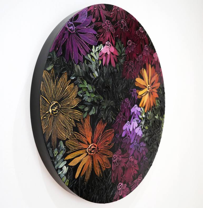 Original Contemporary Floral Painting by Rebecca Hawthorn
