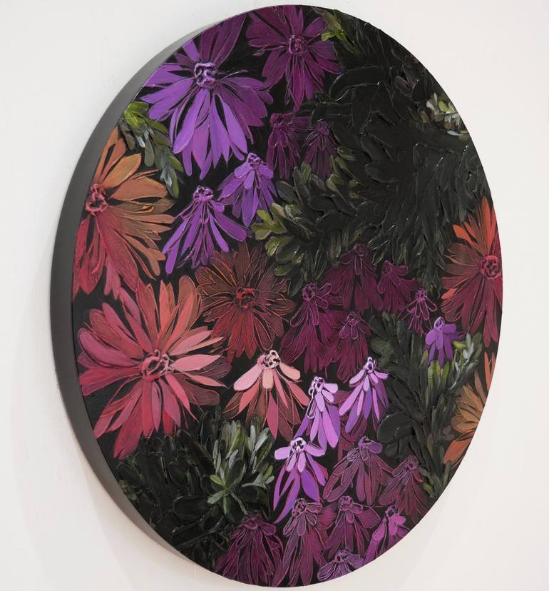 Original Contemporary Floral Painting by Rebecca Hawthorn