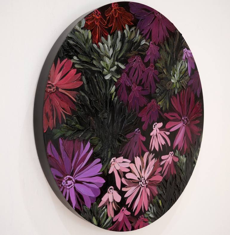 Original Contemporary Floral Painting by Rebecca Hawthorn