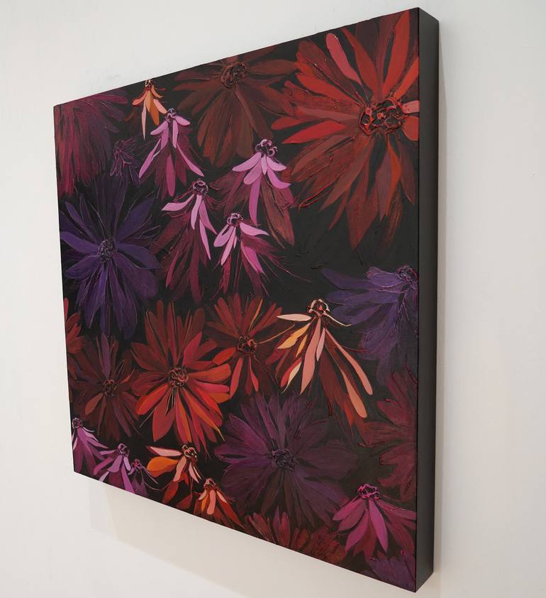 Original Contemporary Floral Painting by Rebecca Hawthorn