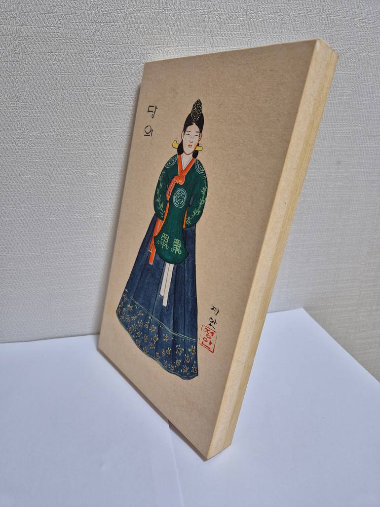 Original Figurative Women Mixed Media by Sungsil Yun