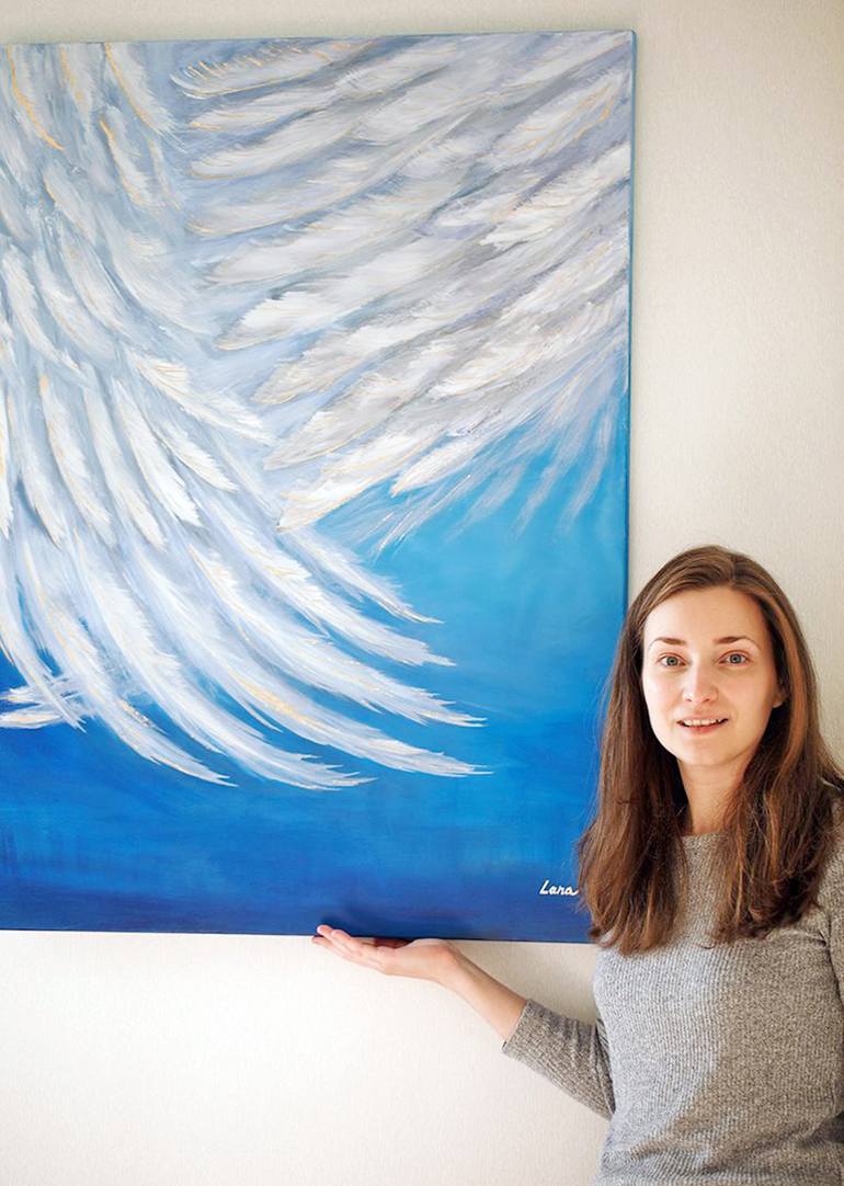 Original Abstract Religion Painting by Lana Mayor