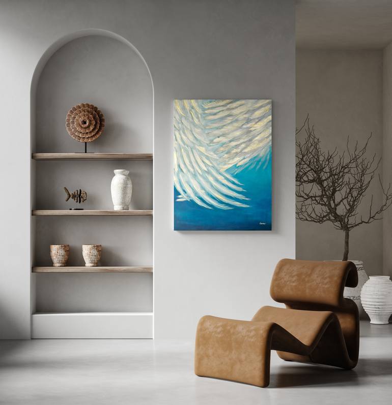 Original Abstract Religion Painting by Lana Mayor