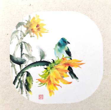 Print of Fine Art Floral Paintings by Ioanna lin