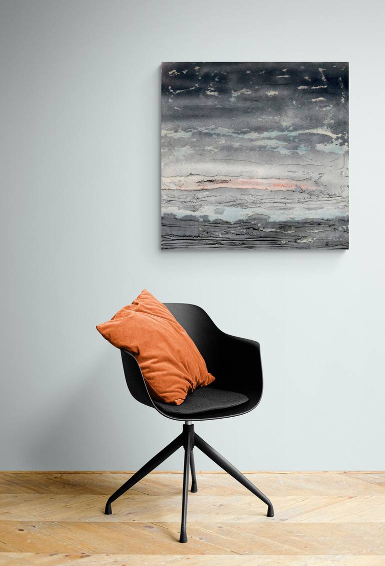 Original Minimalism Abstract Painting by Celine Dupont