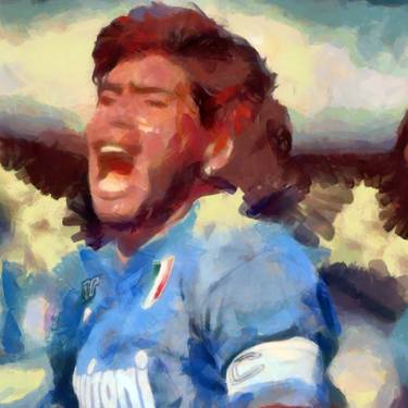 Diego Maradona Napoli - Limited Edition 4 of 25 thumb