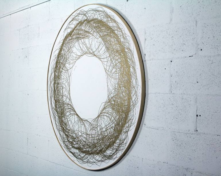 Original Conceptual Abstract Painting by Rigoberto Diaz