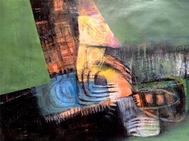 Print of Abstract Paintings by Prasenjit Mitra