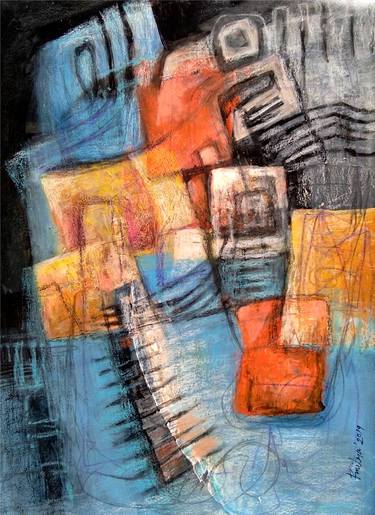 Print of Abstract Paintings by Prasenjit Mitra