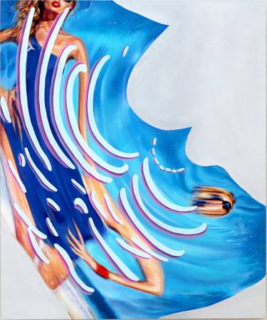 Saatchi Art Artist Monique Barnett; Painting, “beach comber” #art