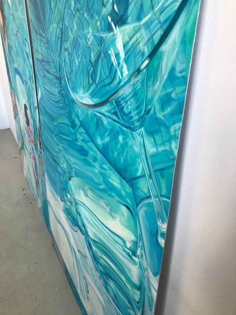 Original Abstract Water Painting by Monique Barnett