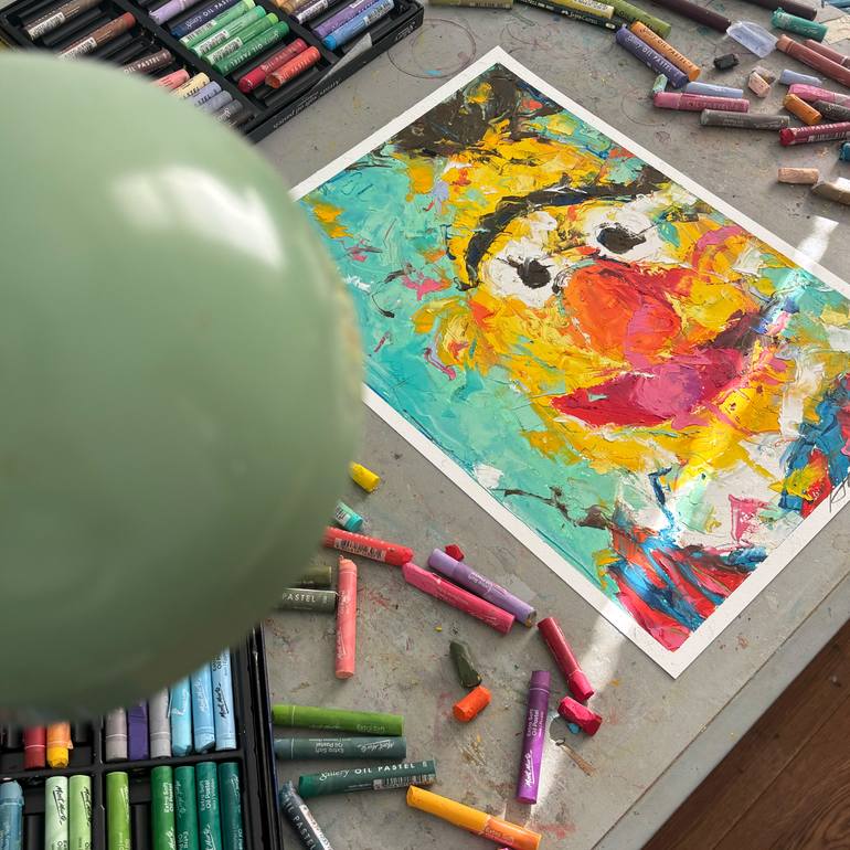 Original Contemporary Cartoon Painting by Amad Fakih