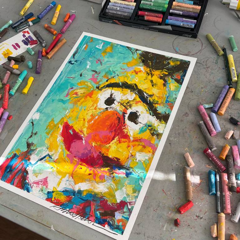 Original Contemporary Cartoon Painting by Amad Fakih