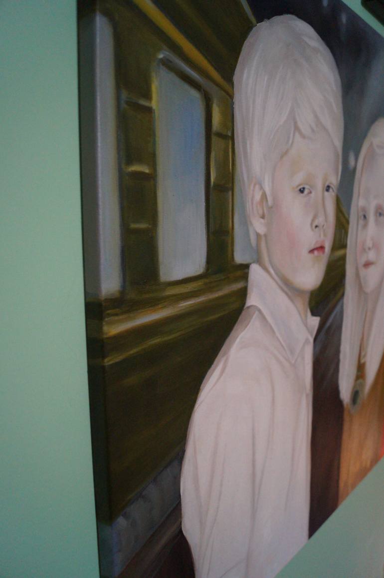 Original Art Deco Children Painting by Viktoriia Yavorska