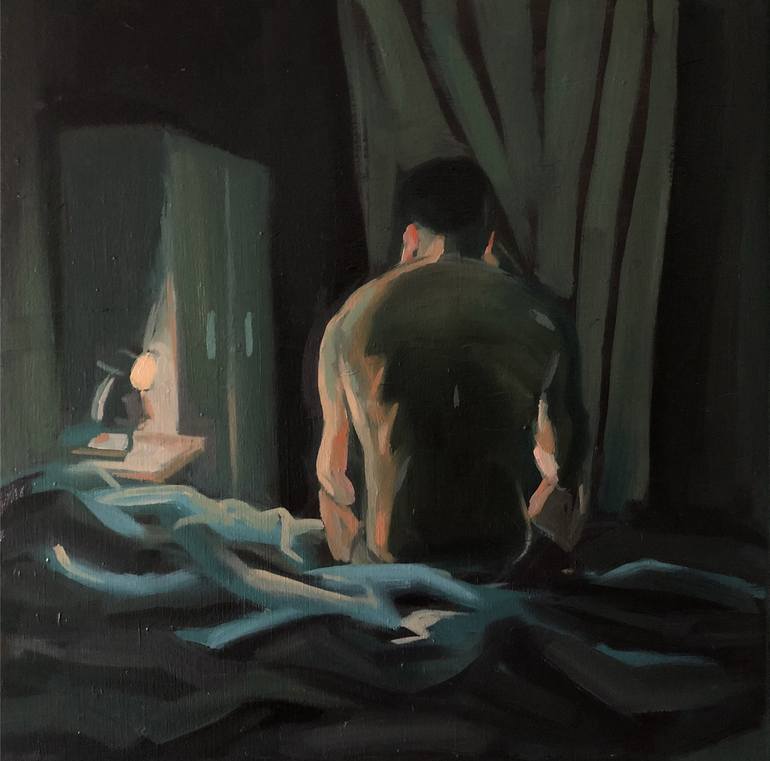 Insomnia Painting by Viktoriia Yavorska