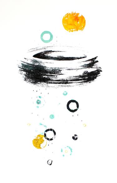 Print of Abstract Printmaking by CLAUDIA PUSCASIU