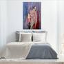 Painting styled in modern bedroom