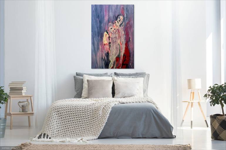 Original Abstract Expressionism Abstract Painting by Maureen Tepedino