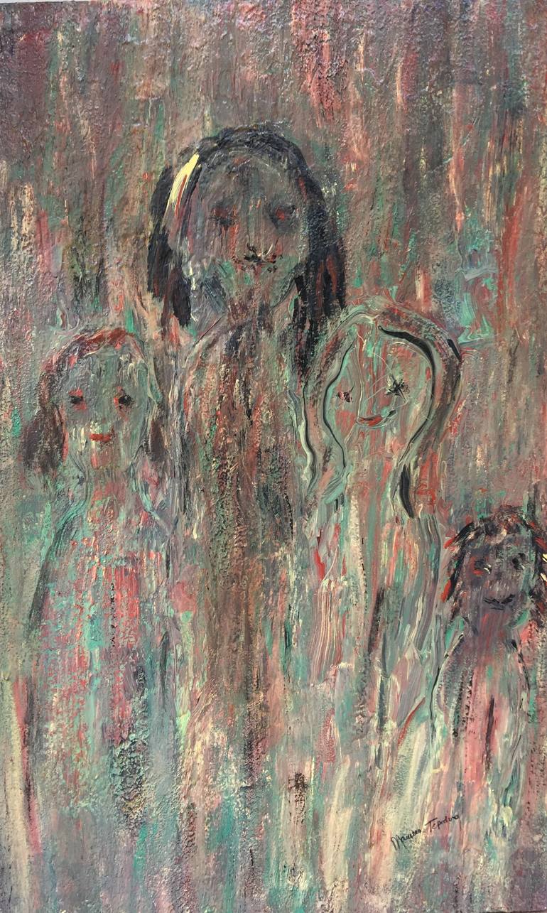 Original Expressionism Abstract Paintings by Maureen Tepedino
