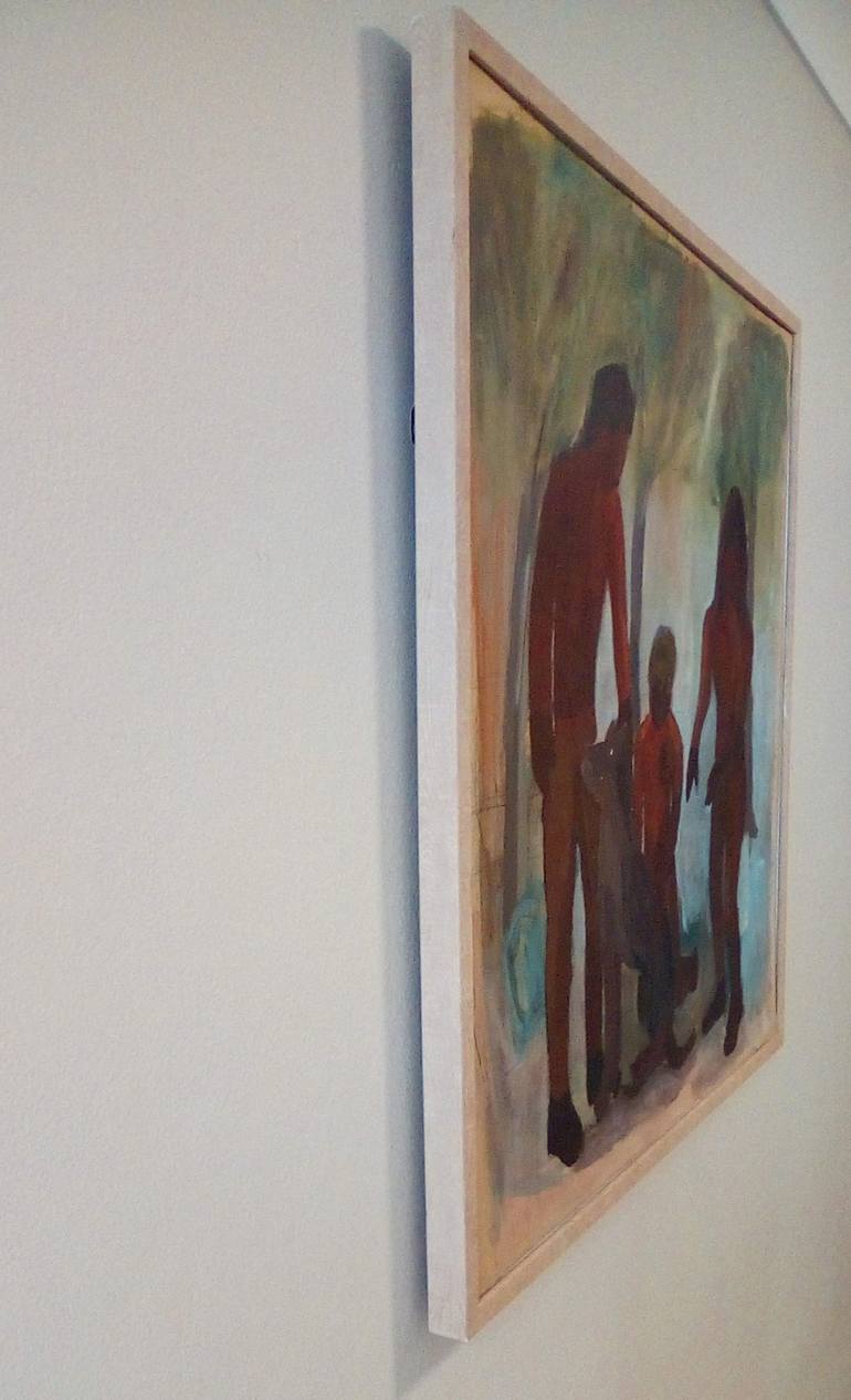 Original Figurative Family Painting by Adriano Caudullo