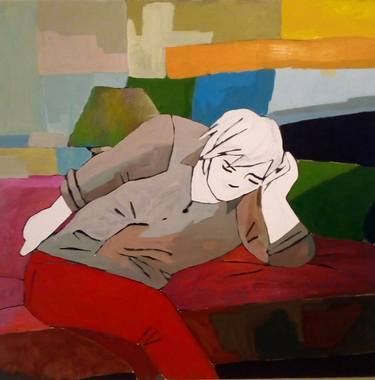 Original Figurative People Paintings by Adriano Caudullo
