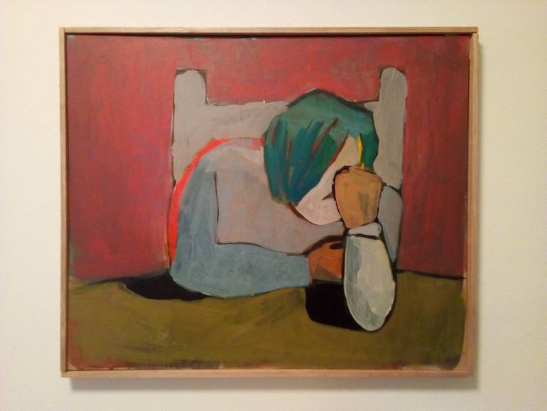 Original Figurative People Painting by Adriano Caudullo