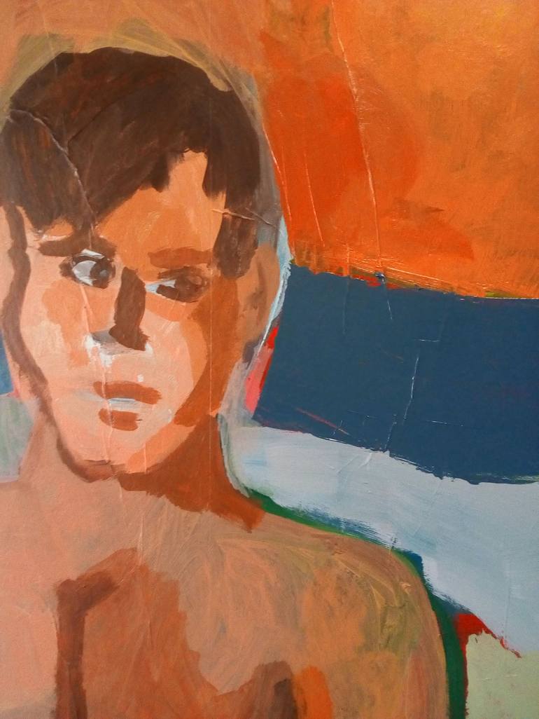 Original Figurative People Painting by Adriano Caudullo