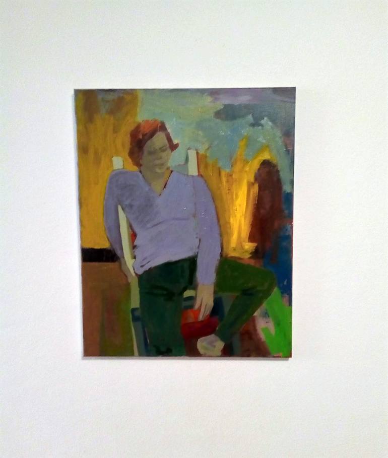 Original Figurative People Painting by Adriano Caudullo