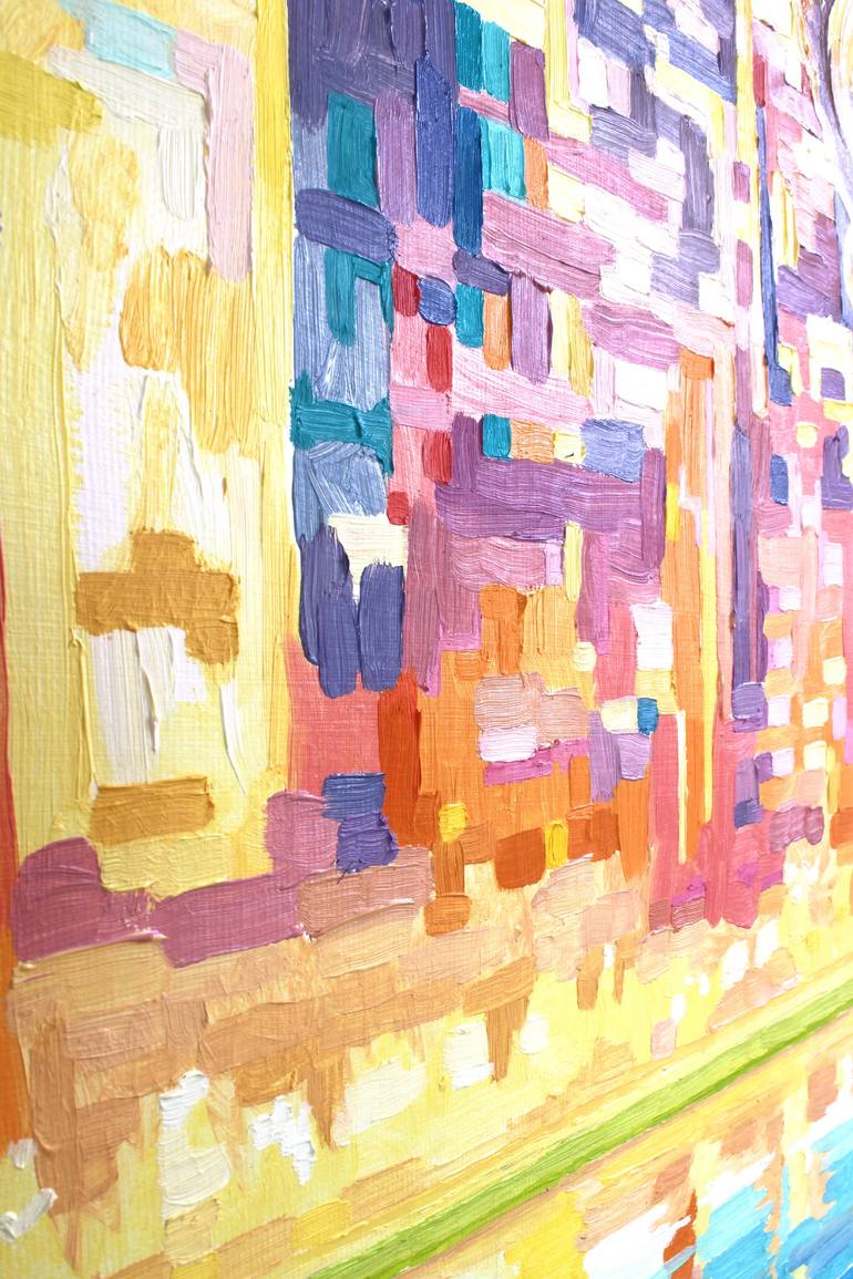 Original Art Deco Cities Painting by Sergey Popov - Pop Art