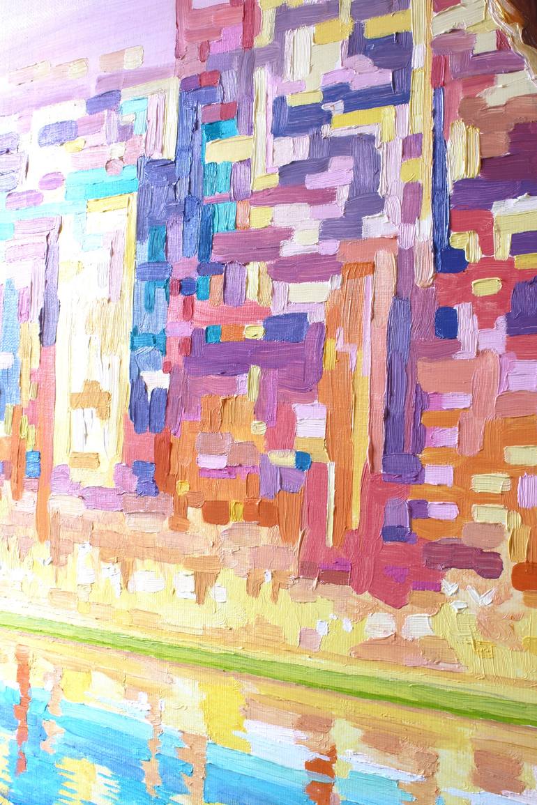 Original Art Deco Cities Painting by Sergey Popov - Pop Art