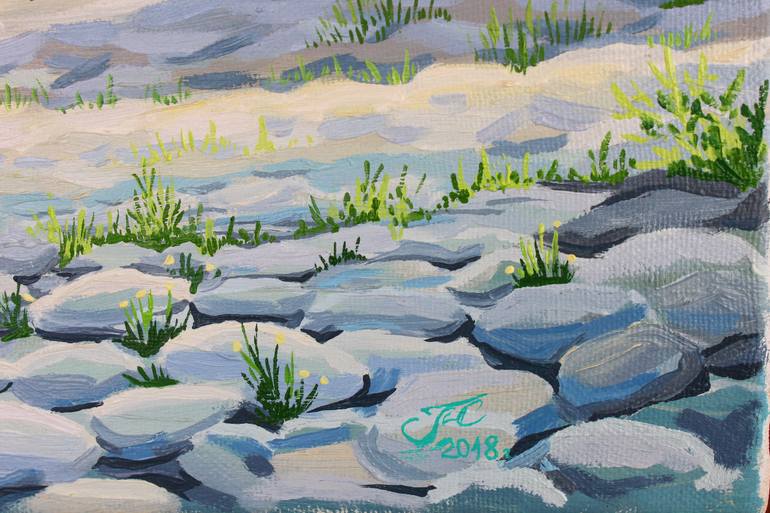 Original Art Deco Landscape Painting by Sergey Popov - Pop Art
