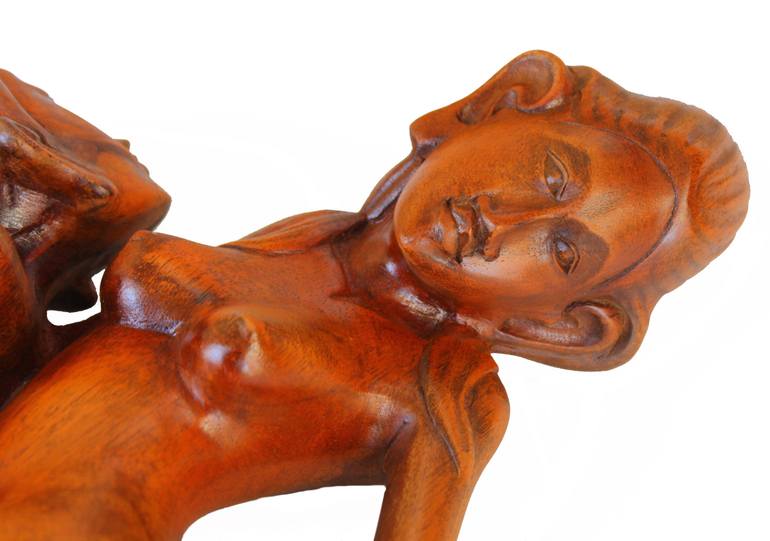 Original Art Deco Erotic Sculpture by Sergey Popov - Pop Art