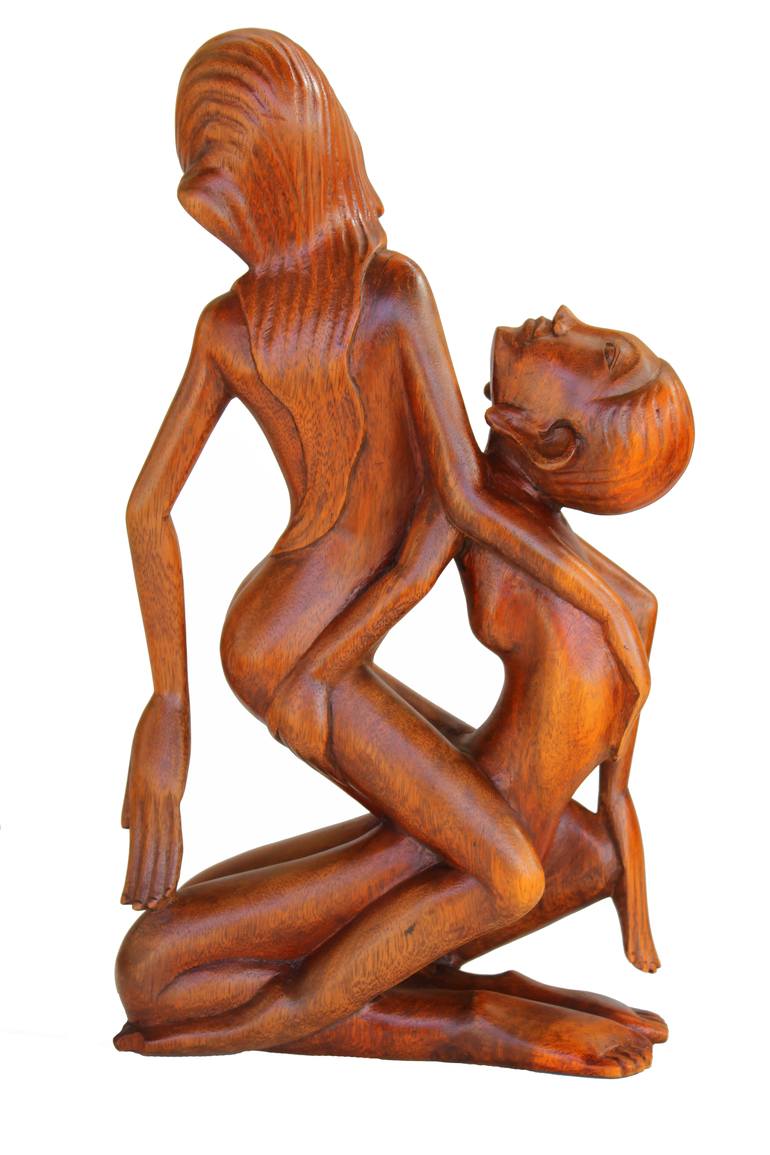 Original Art Deco Erotic Sculpture by Sergey Popov - Pop Art