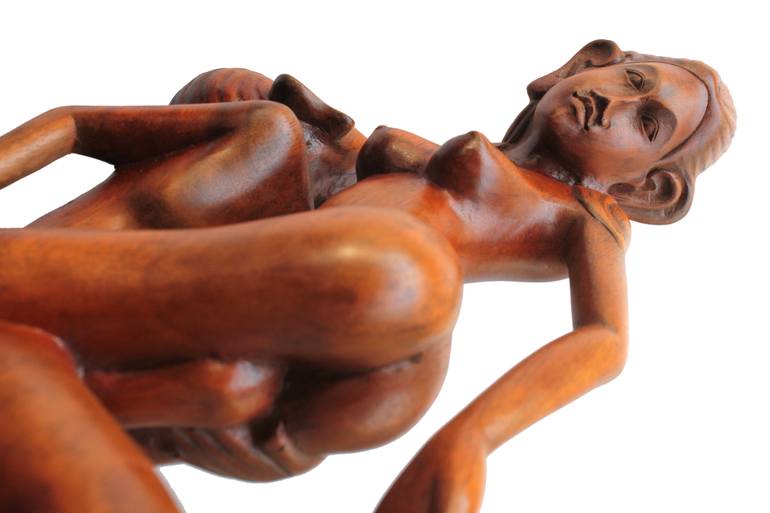 Original Art Deco Erotic Sculpture by Sergey Popov - Pop Art