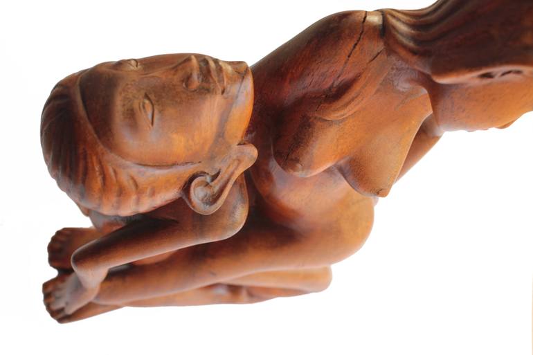 Original Art Deco Erotic Sculpture by Sergey Popov - Pop Art